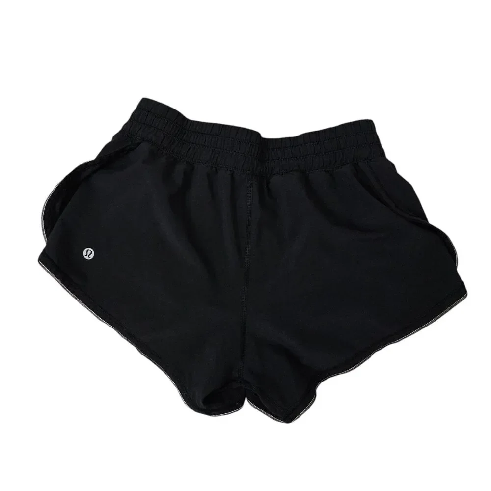 Lululemon Seek The Heat Shorts II 2.5” Black Womens 4‎ Swift Ultra Light Lined